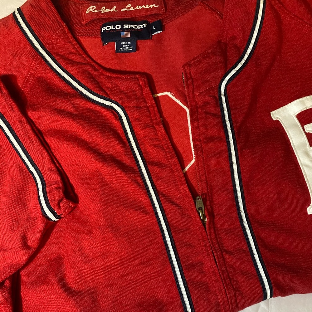 Vintage Ralph Lauren Polo sport baseball jersey- L
